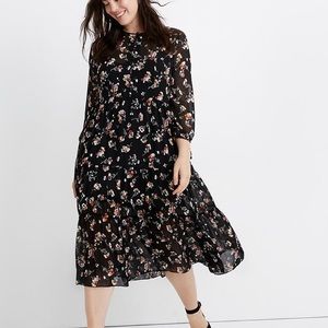 Madewell Carnation Toss Dress
